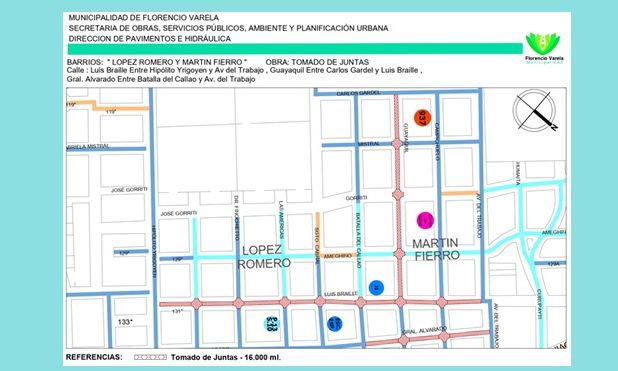 F. Varela - Tareas para la preservación de calles en L. Romero y M. Fierro